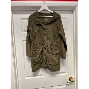 American Eagle Olive Drab Utility Jacket sz M EUC